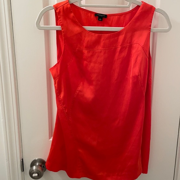 Ann Taylor Tops - Ann Taylor red orange blouse